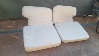 Respaldos y cojines para asientos palets 2 Plazas