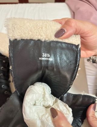 Stivali Hogan neri con pelliccia