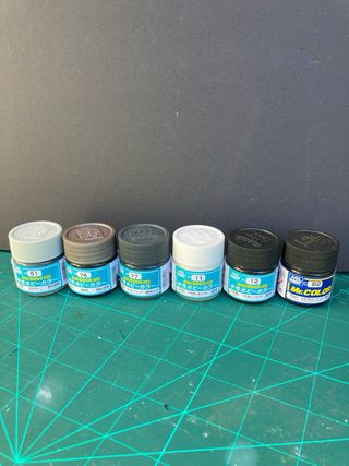 Lote Pinturas Modelismo Mr. Hobby Aqueous
