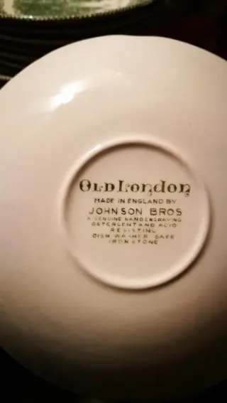 Vajilla Old London Johnson Bros