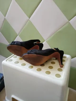 Zapatos tacón Zara negro talla 36