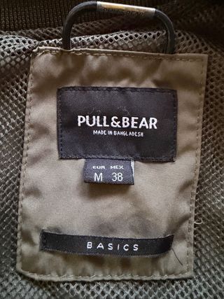 Chaqueta Bomber Pull&Bear Verde Militar