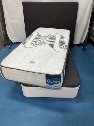 Letto con contenitore e materasso 90x180