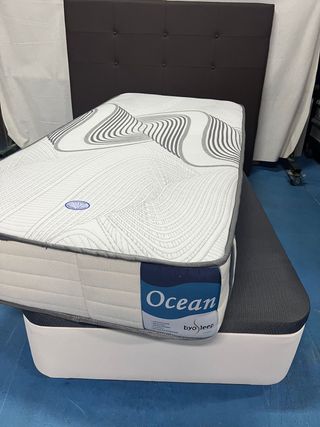 Letto con contenitore e materasso 90x180