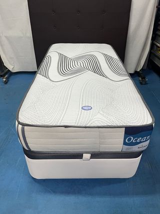 Letto con contenitore e materasso 90x180