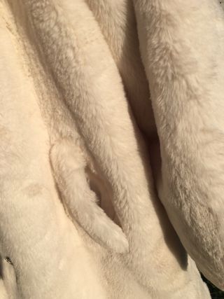 Abrigo largo 3 Desy blanco nuevo