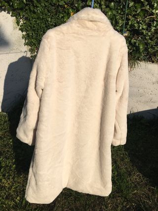 Abrigo largo 3 Desy blanco nuevo