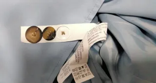 Gabardina Stradivarius azul mujer Talla L