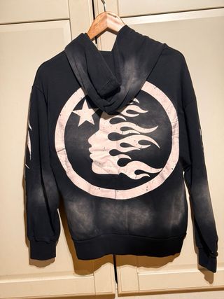 Sudadera STAR negra con capucha