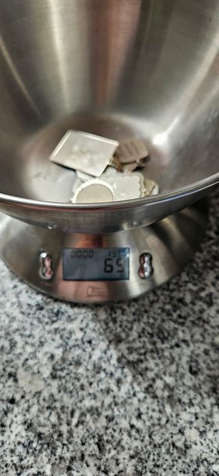 Lotto 69 gr. Medaglie Argento 800