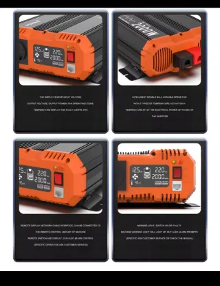 Inversor FCHAO 2000W 12V DC a 220V AC