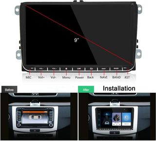 Radio Android VW Golf Passat Jetta 9" GPS
