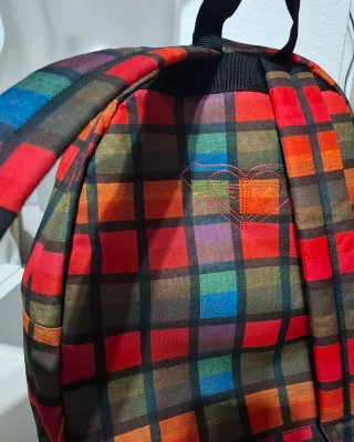 Mochila Roxy Cuadros Multicolor