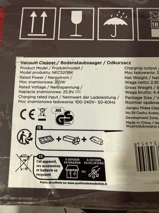 Aspirapolvere a bastone Eureka ReactiClean520