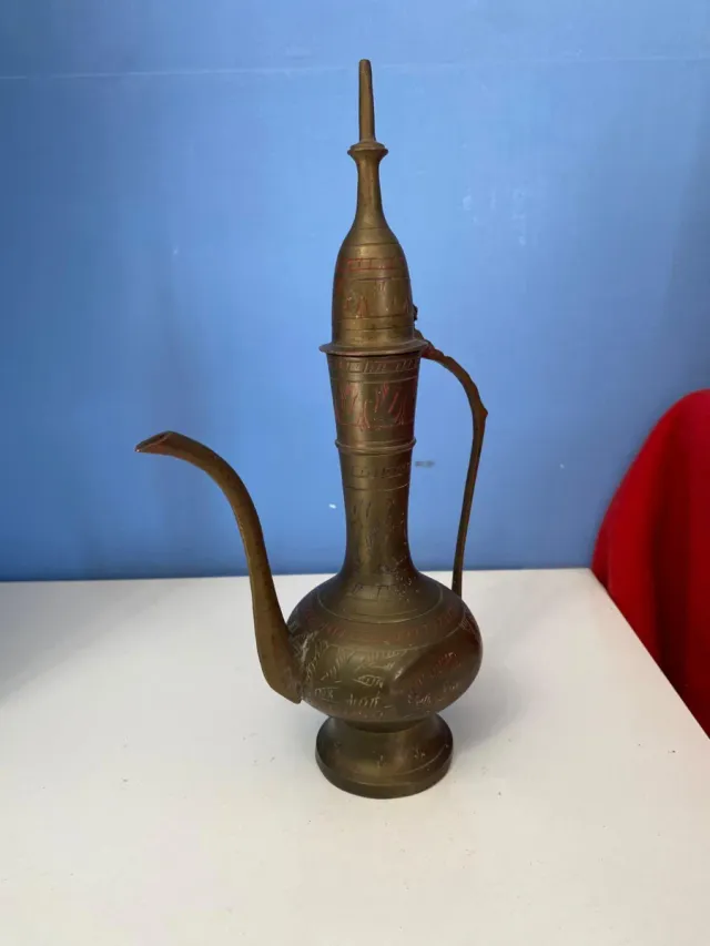 Teiera ottone decorata