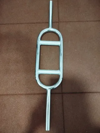 Barra Romana Musculación Cromada