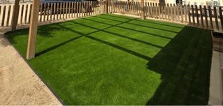 Césped artificial para exteriores