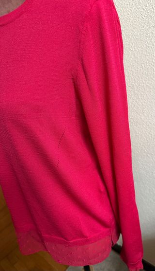 Blusa Cortefiel Roja Talla M