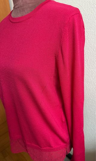 Blusa Cortefiel Roja Talla M