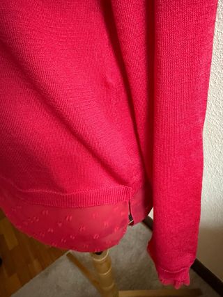 Blusa Cortefiel Roja Talla M