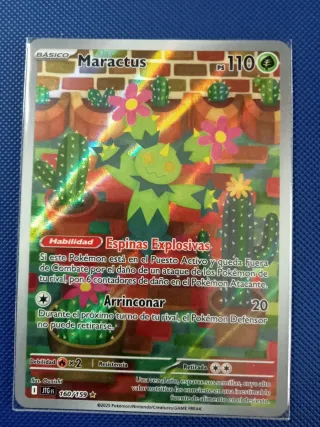 Carta Pokémon Maractus Básico 160/159