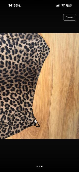 Camiseta leopardo manga larga