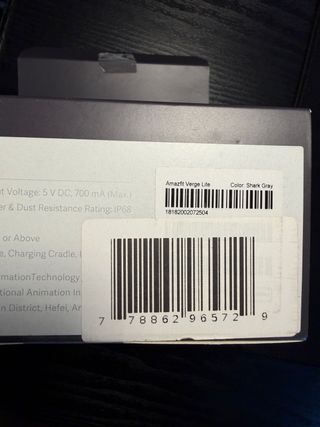 Amazfit Verge Lite Smartwatch Grigio