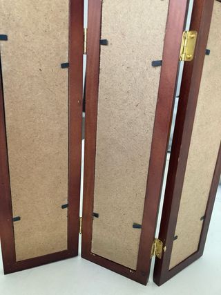 Cornici per foto in legno triplo