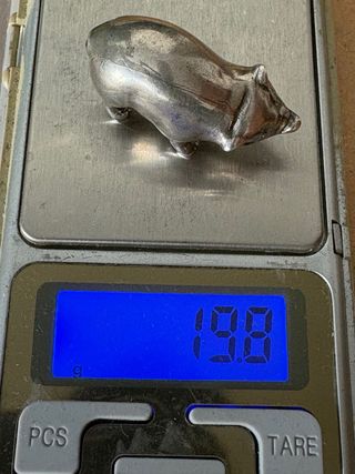 Oso de plata de ley bebé