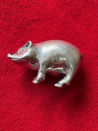 Oso de plata de ley bebé