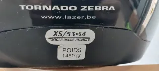 Casco Moto Lazer Talla XS Negro