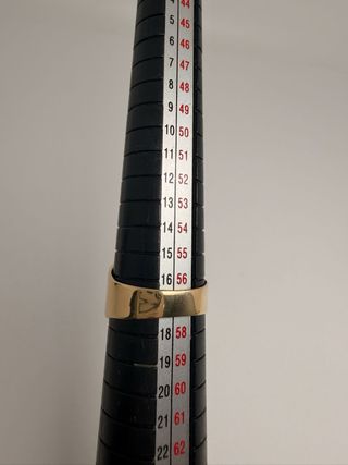 Anillo Sello Versace Oro 18k T:17 5.4gr