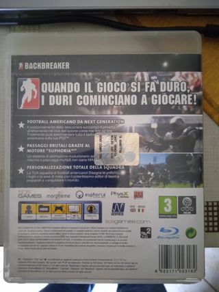 Backbreaker PS3 Gioco Sportivo