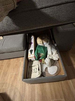 Sofá Cama Chaise Longue con Almacenaje