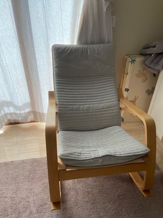 Hamaca balancín Ikea madera