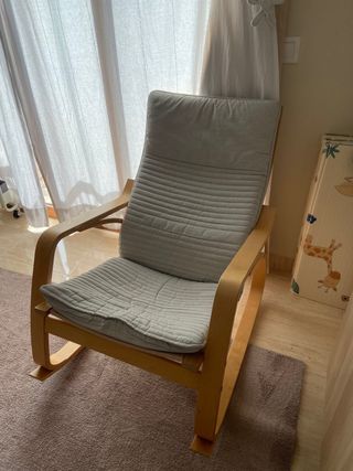 Hamaca balancín Ikea madera