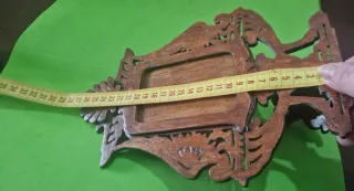 Cornice legno traforo fatta a mano
