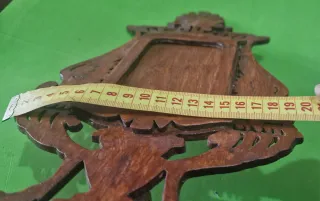 Cornice legno traforo fatta a mano