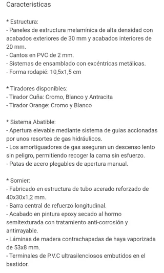 Cama Abatible Vertical Canapi 135x190