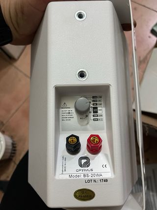 Altavoz Optimus Blanco