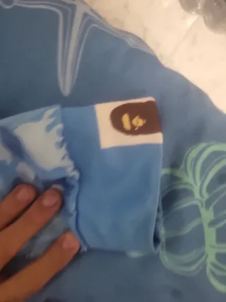 Sudadera Bape Camuflaje Azul Tiburón
