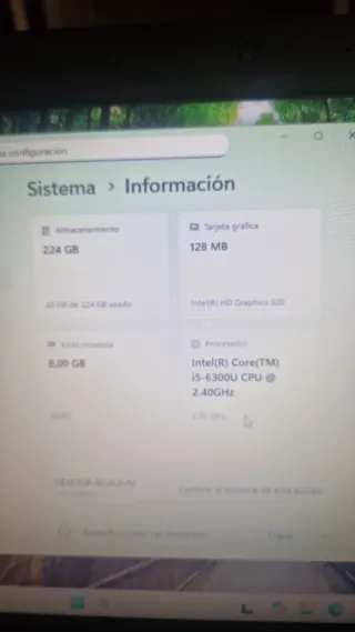 Lenovo i5 Portátil Negro