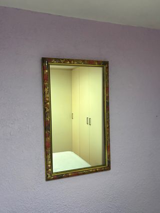 Espejo decorativo madera y cristal