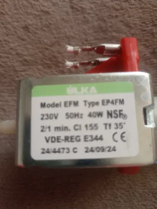 Bomba agua cafetera CECOTEC power 20 ULKA EFM EP4F