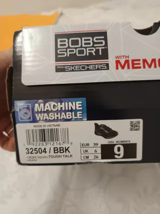 Zapatillas Skechers Bobs Negras