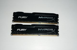 2x Módulos Memoria RAM DDR3 HyperX Fury