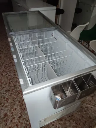 Arcón Congelador Cristal