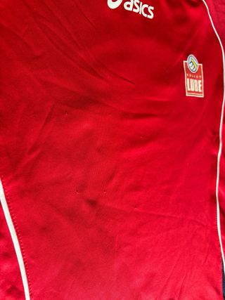 Maglietta Asics Lube Volley Allenamento Rossa