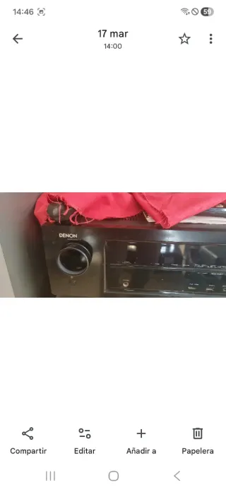 Receptor AV Denon con Wi-Fi
