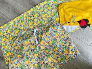 Coordinato Lovebeach uomo limoni